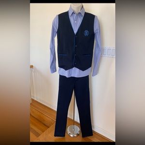 ROBERTO CAVALLI Big Boys Teens Unique Outfit Set Navy Sz S